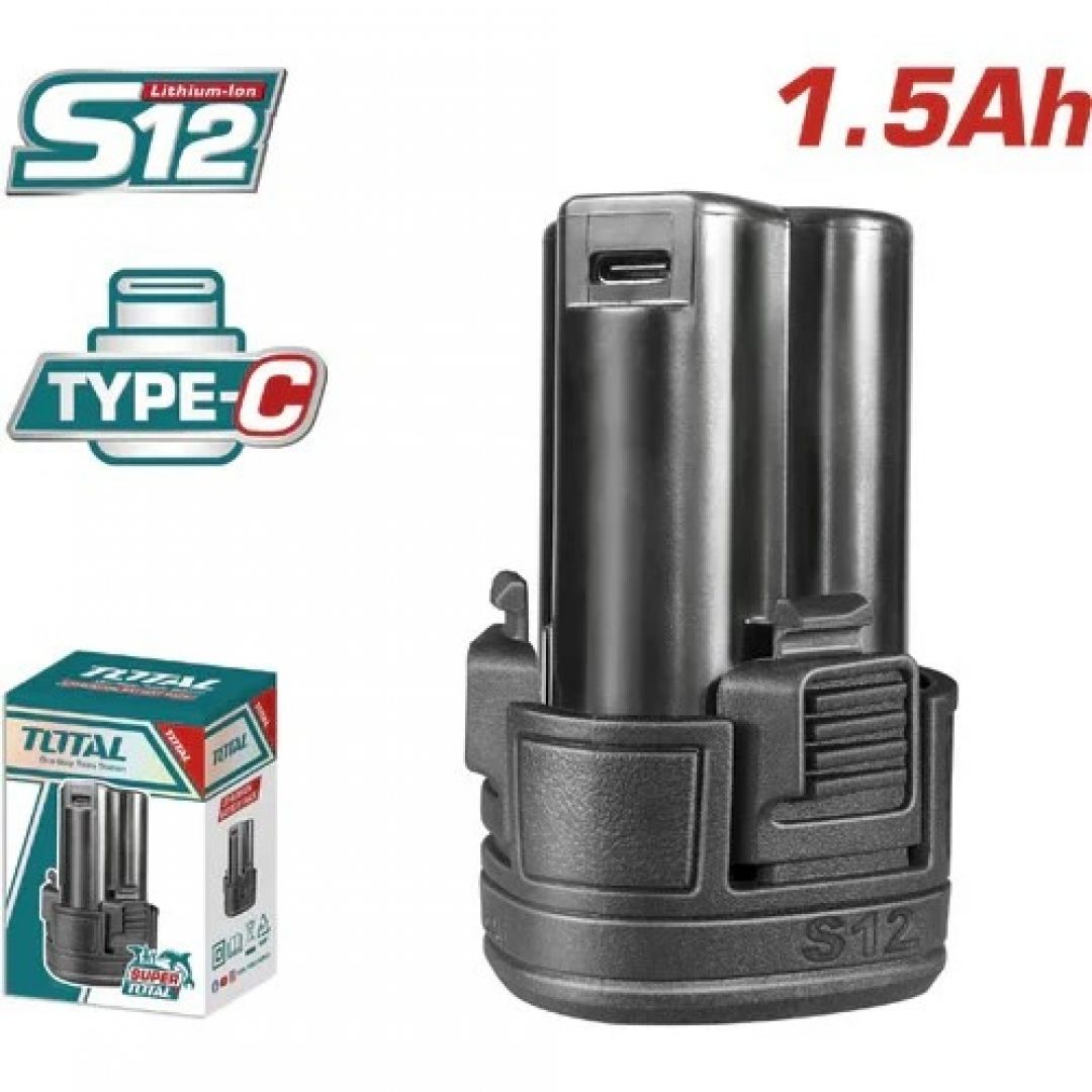 BATERIA REDONDA TOTAL 12V 1.5ah