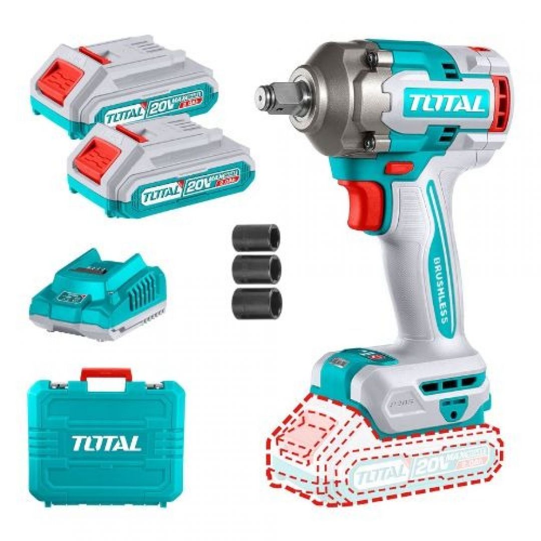 LLAVE DEIMPACTO 20V BL 400Nm INDUSTRIAL