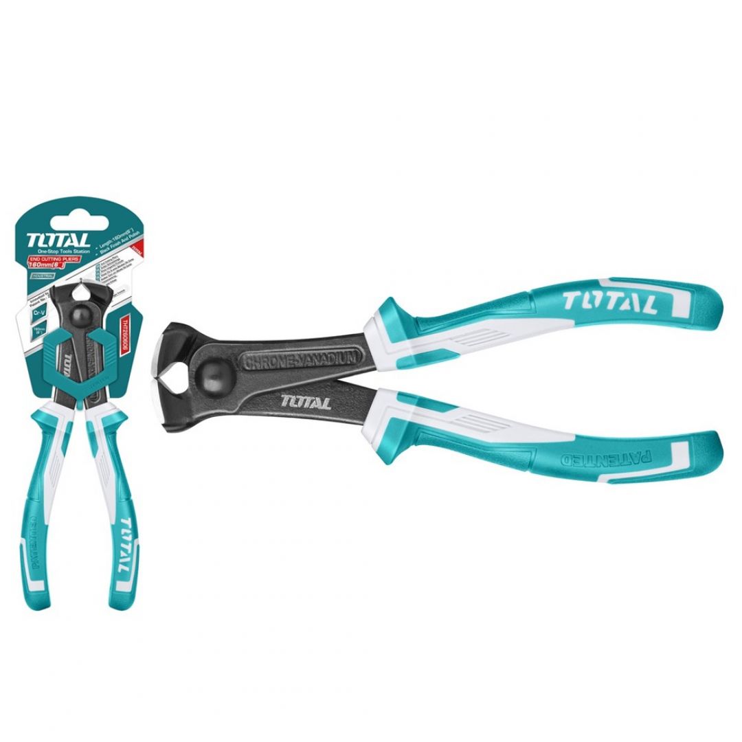 ALICATE DE CORTE FRONTAL 160mm INDUSTRIAL TOTAL