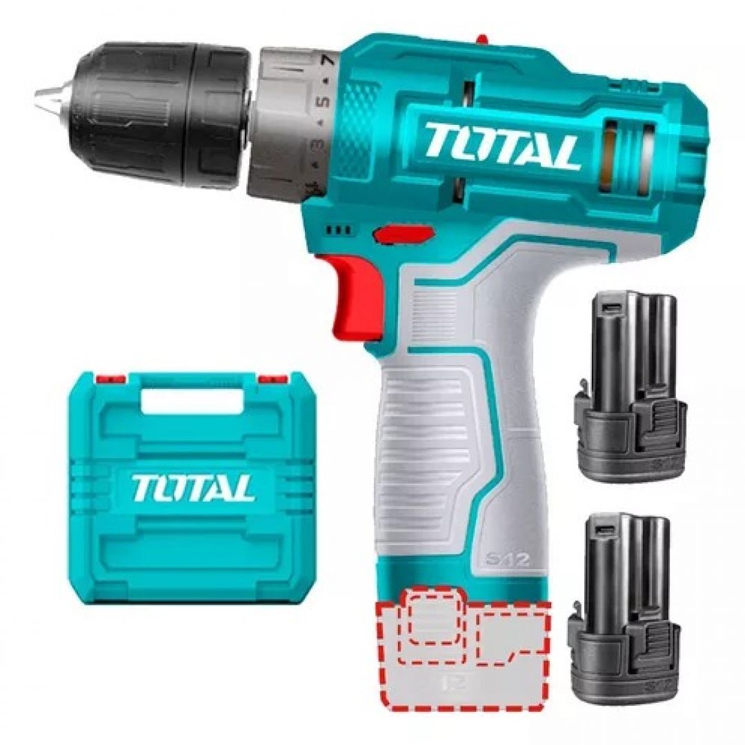 TALADRO PERCUTOR 12V 1500rpm TOTAL 