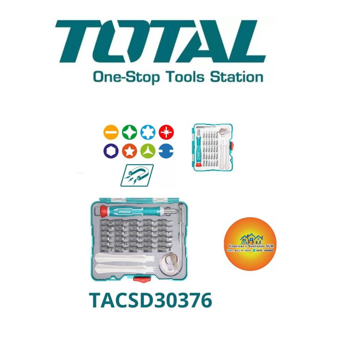 JUEGO DE 37 PUNTAS DE DESTORNILLADORDE PRESICION CON MANGO